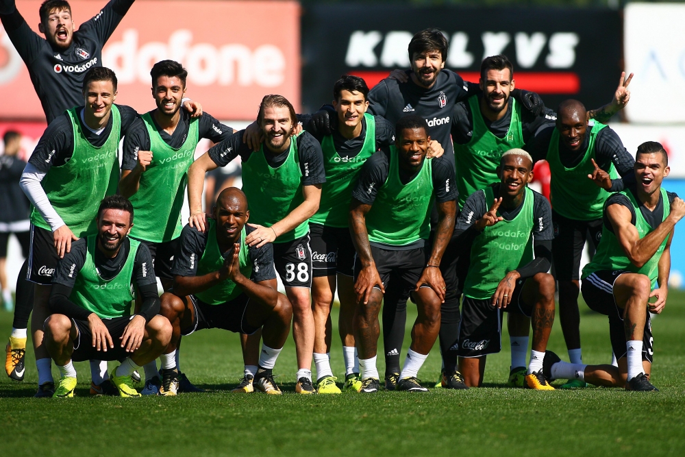 Beşiktaş'ta neşeli idman! İşte antrenmandan kareler... - Görsel 17