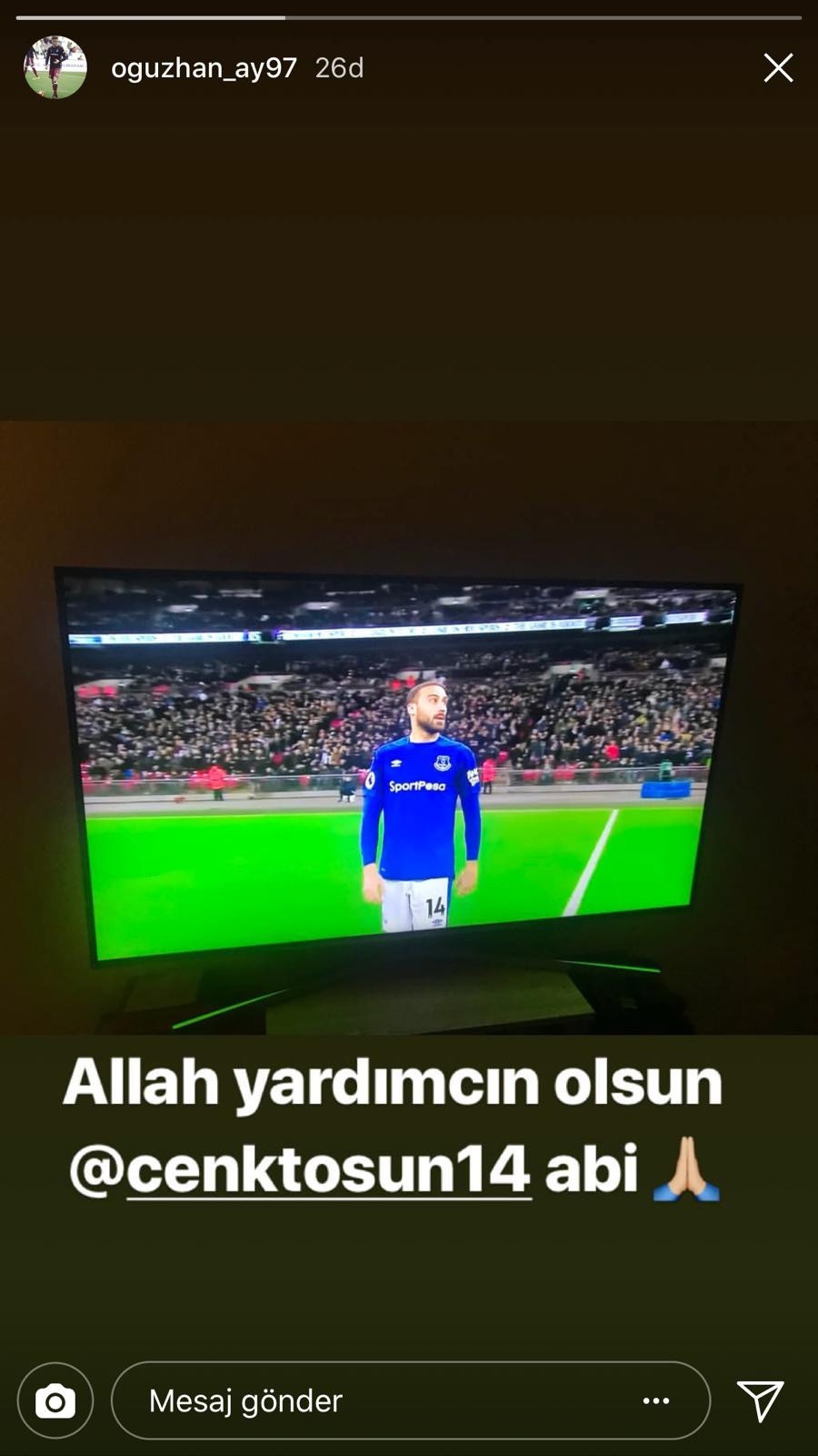 Beşiktaşlı oyunculardan Cenk'e destek mesajları! - Görsel 1