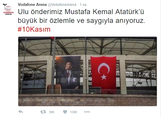 Beşiktaş'ın ve Beşiktaşlı futbolcuların 10 Kasım mesajları - Görsel 4