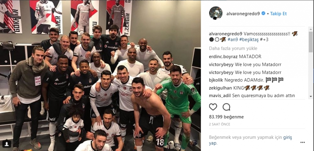 Galibiyet sonrası Beşiktaşlı futbolcuların sosyal medya paylaşımları! - Görsel 8