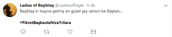 Taraftardan Fikret Orman'a mesaj: #FikretBaşkanlaNiceYıllara - Görsel 2