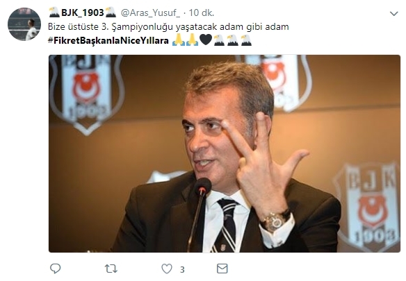 Taraftardan Fikret Orman'a mesaj: #FikretBaşkanlaNiceYıllara - Görsel 4