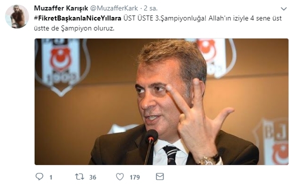 Taraftardan Fikret Orman'a mesaj: #FikretBaşkanlaNiceYıllara - Görsel 5