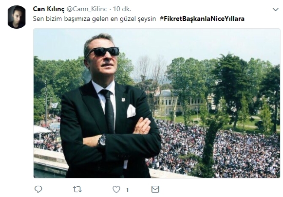 Taraftardan Fikret Orman'a mesaj: #FikretBaşkanlaNiceYıllara - Görsel 6