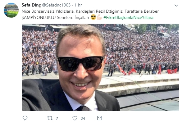 Taraftardan Fikret Orman'a mesaj: #FikretBaşkanlaNiceYıllara - Görsel 9