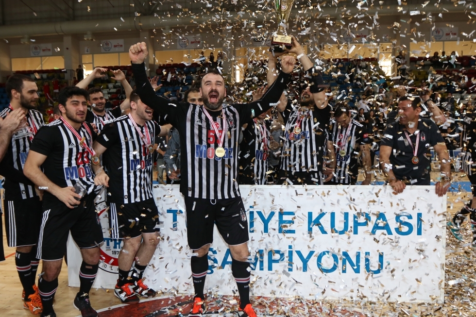 Beşiktaş Mogaz'ın kupa töreninden kareler - Görsel 5