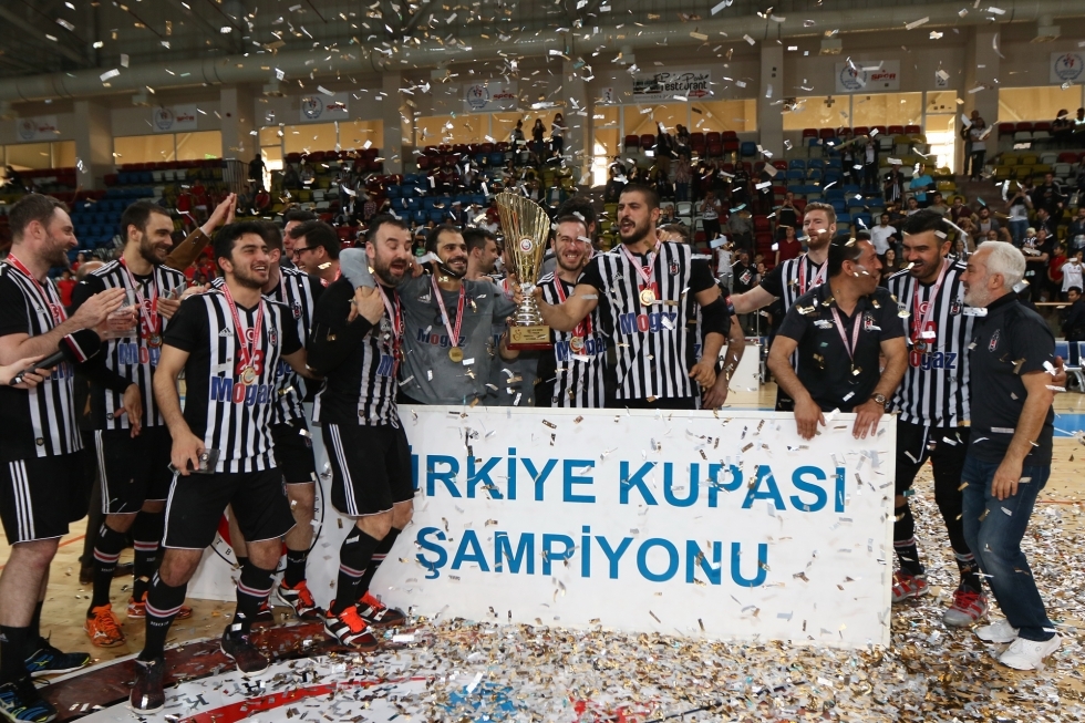 Beşiktaş Mogaz'ın kupa töreninden kareler - Görsel 6
