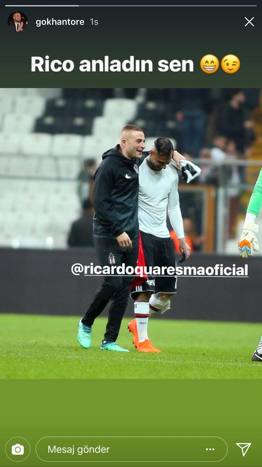 Beşiktaşlı futbolcuların maç sonrası Instagram paylaşımları - Görsel 1