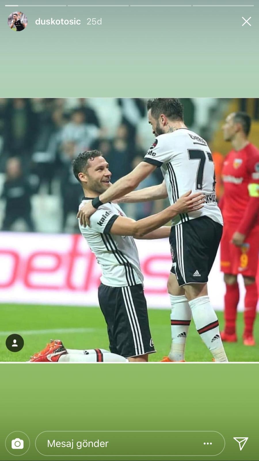 Beşiktaşlı futbolcuların maç sonrası Instagram paylaşımları - Görsel 2