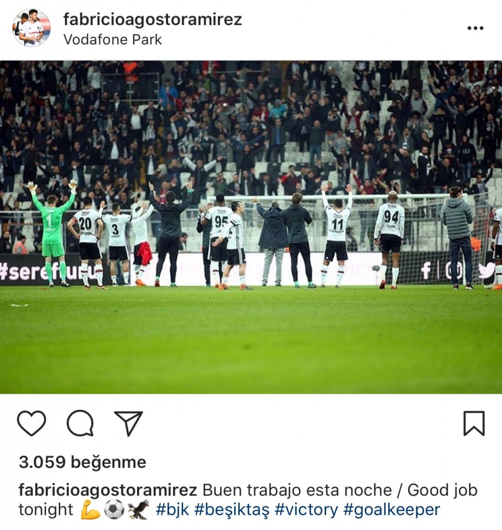 Beşiktaşlı futbolcuların maç sonrası Instagram paylaşımları - Görsel 4