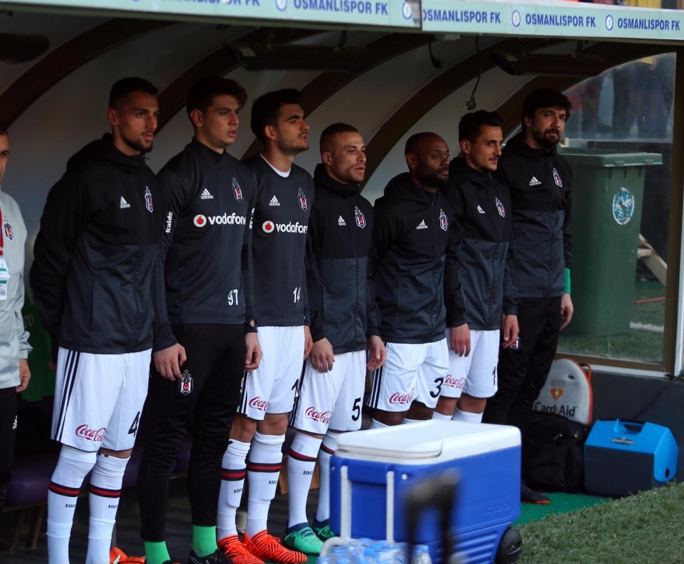 Osmanlıspor - Beşiktaş karşılaşmasından kareler - Görsel 8