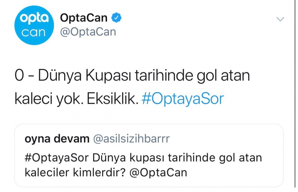 Dünya Kupası ile ilgili Opta'ya gelen sorular ve yanıtları - Görsel 2
