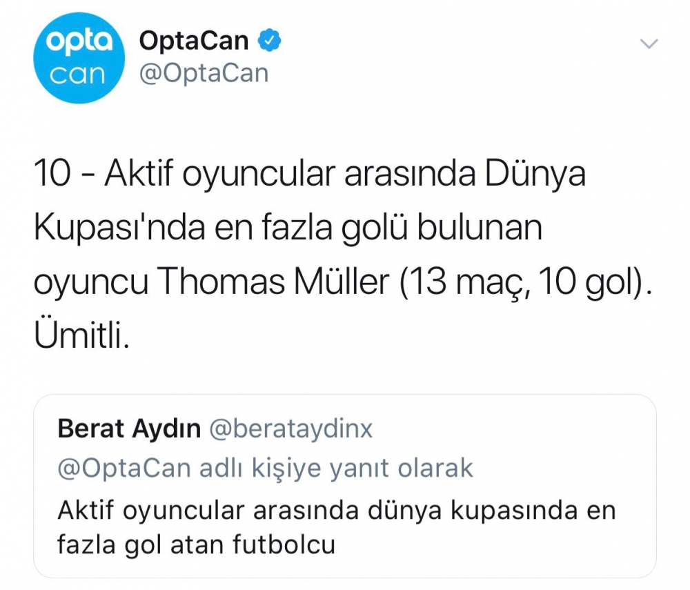 Dünya Kupası ile ilgili Opta'ya gelen sorular ve yanıtları - Görsel 5