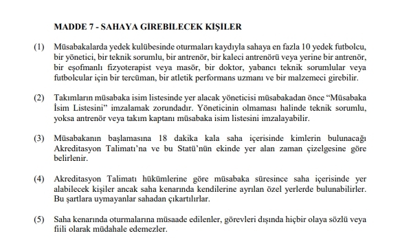 2018 – 2019 SPOR TOTO SÜPER LİG LEFTER KÜÇÜKANDONYADİS SEZONU MÜSABAKALARI STATÜSÜ - Görsel 11