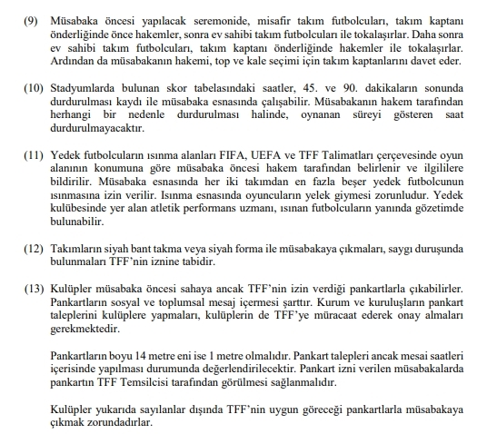 2018 – 2019 SPOR TOTO SÜPER LİG LEFTER KÜÇÜKANDONYADİS SEZONU MÜSABAKALARI STATÜSÜ - Görsel 9