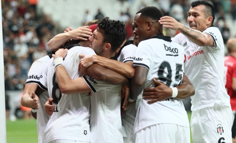 Beşiktaş - LASK Linz karşılaşmasından kareler - Görsel 2