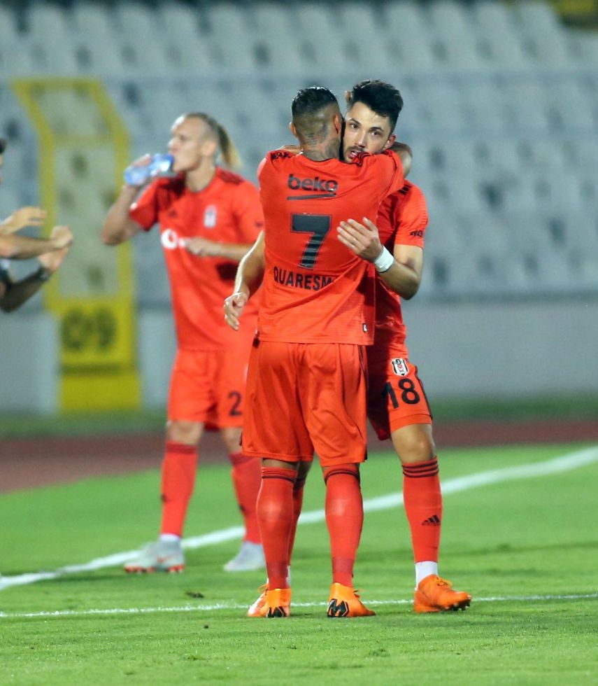 Partizan - Beşiktaş maçının ilk yarısından kareler - Görsel 10