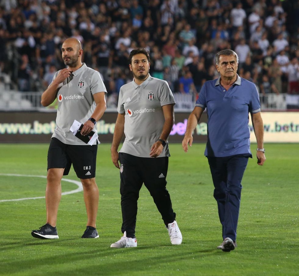 Partizan - Beşiktaş maçının ilk yarısından kareler - Görsel 13