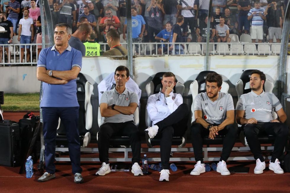 Partizan - Beşiktaş maçının ilk yarısından kareler - Görsel 2