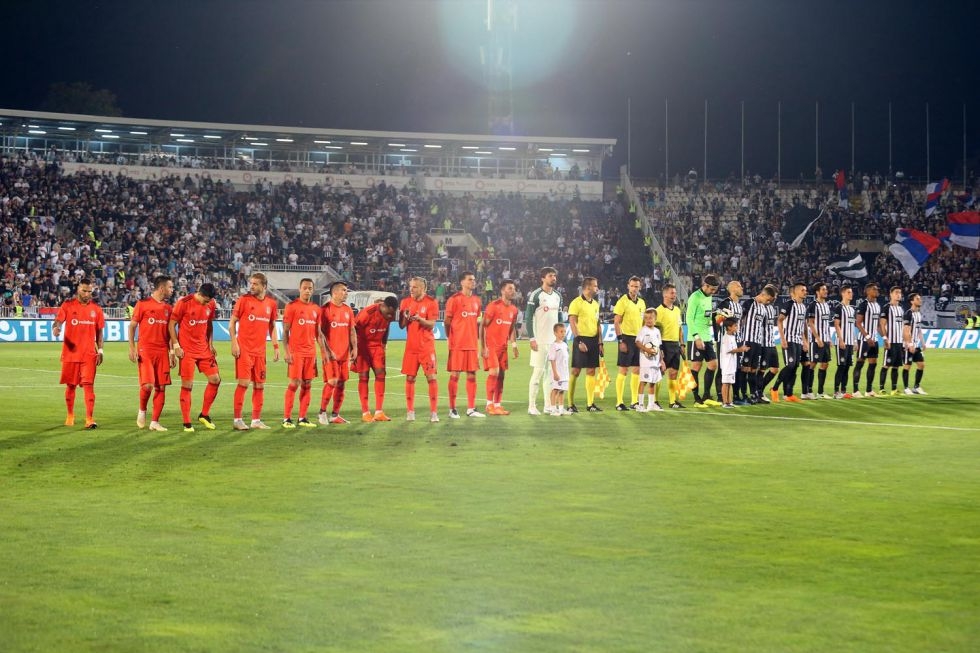 Partizan - Beşiktaş maçının ilk yarısından kareler - Görsel 3