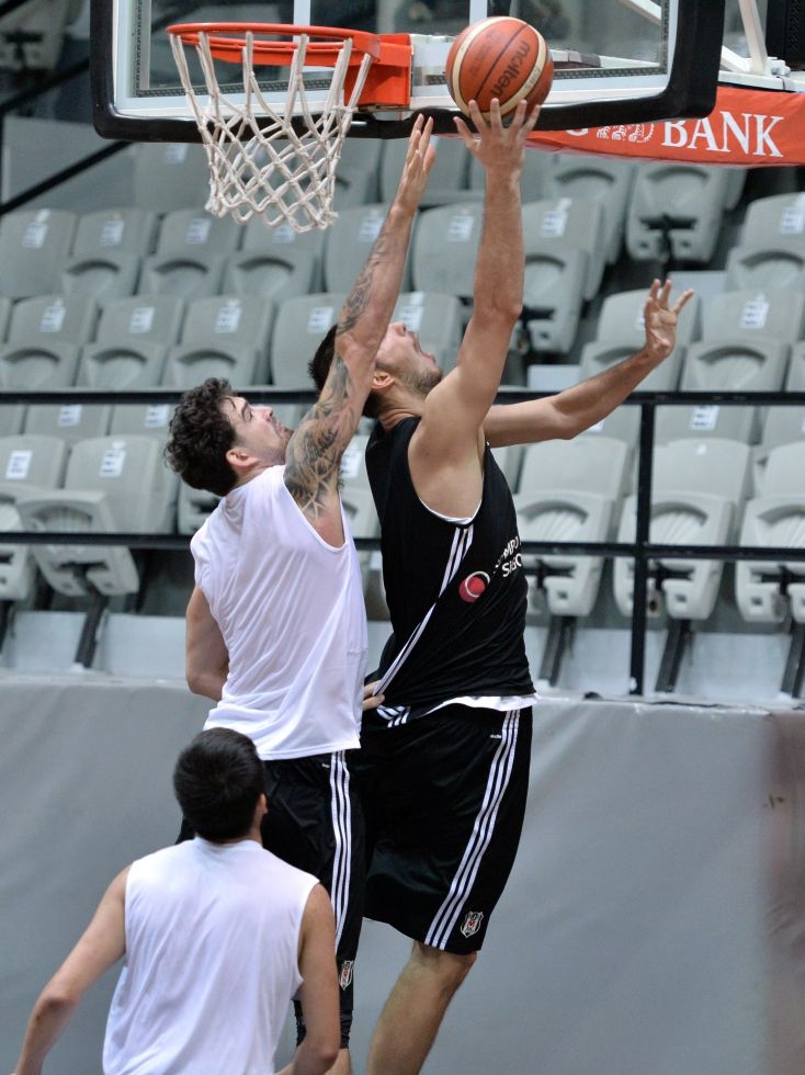 Beşiktaş Sompo Japan antrenmanından kareler - Görsel 7