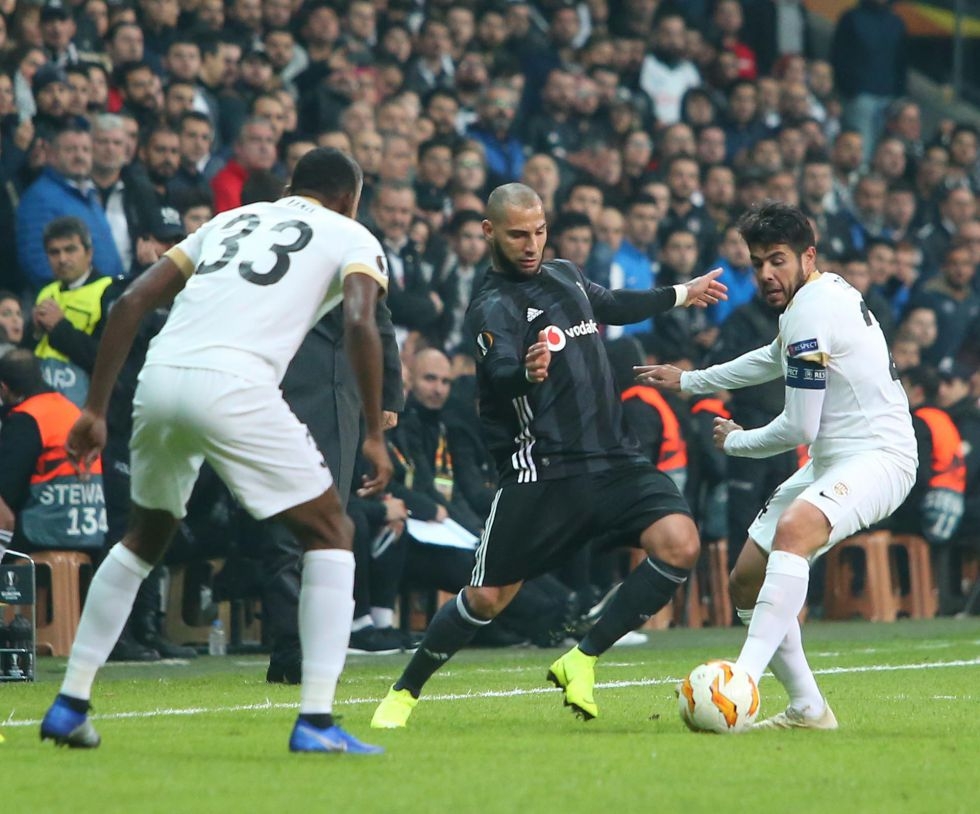 Beşiktaş - Genk maçının ilk yarısından kareler - Görsel 5
