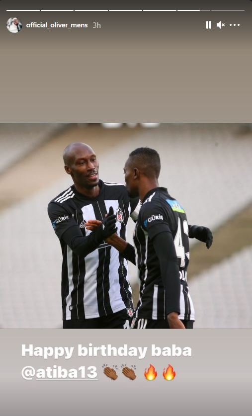 Beşiktaşlı futbolcular, Atiba'nın doğum gününü sosyal medya hesaplarından kutladı - Görsel 7