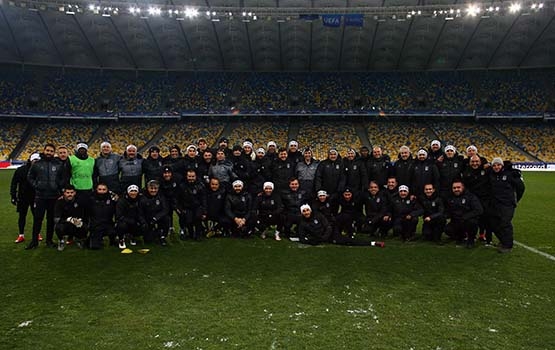 Kiev'de -7 derece soğuktaki antrenmandan kareler - Görsel 2