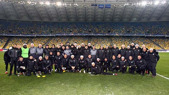 Kiev'de -7 derece soğuktaki antrenmandan kareler - Görsel 6
