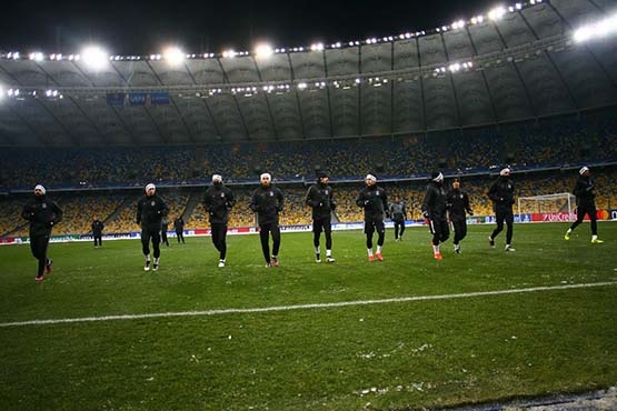Kiev'de -7 derece soğuktaki antrenmandan kareler - Görsel 7