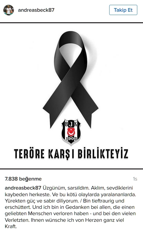 Saldırıya Beşiktaşlıların sosyal medyadan tepkileri - Görsel 10