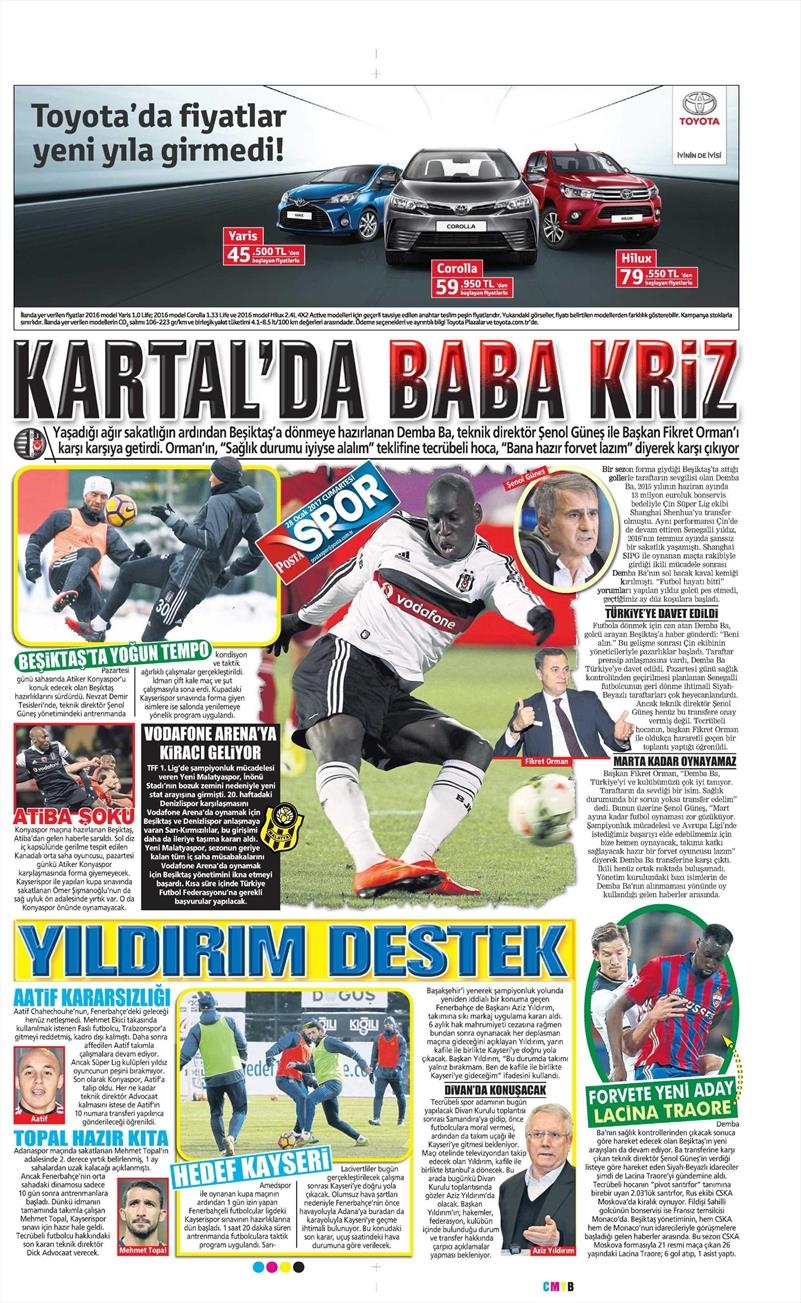28 Ocak 2017 | İşte gazetelerin Beşiktaş manşetleri - Görsel 7