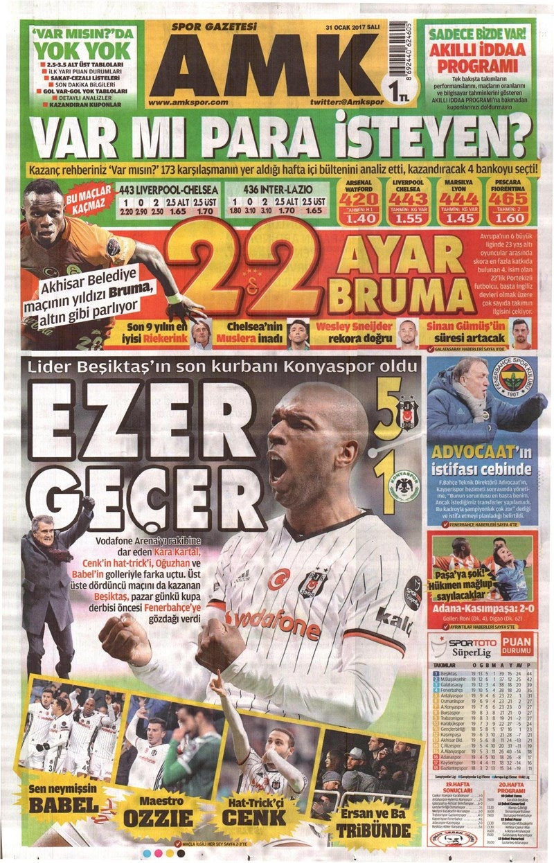 31 Ocak 2017 | İşte gazetelerin Beşiktaş manşetleri - Görsel 4
