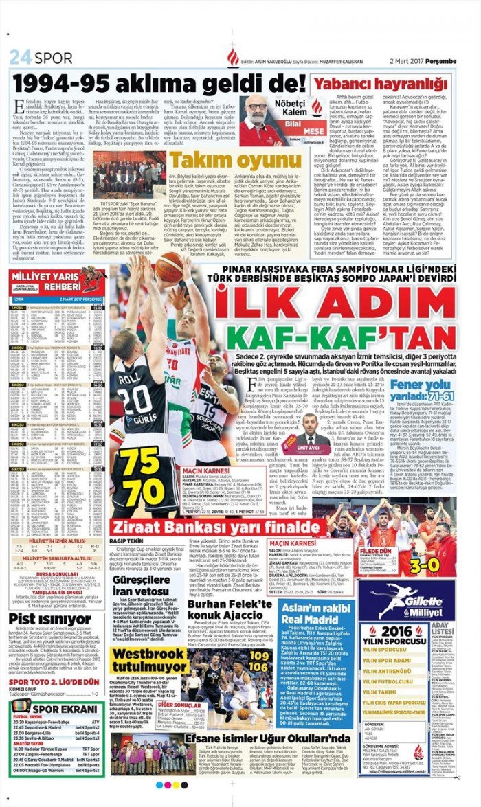 2 Mart 2017 | İşte gazetelerin Beşiktaş manşetleri - Görsel 10