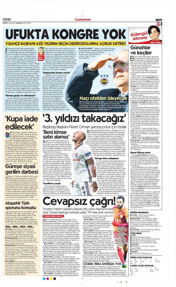 2 Mart 2017 | İşte gazetelerin Beşiktaş manşetleri - Görsel 9