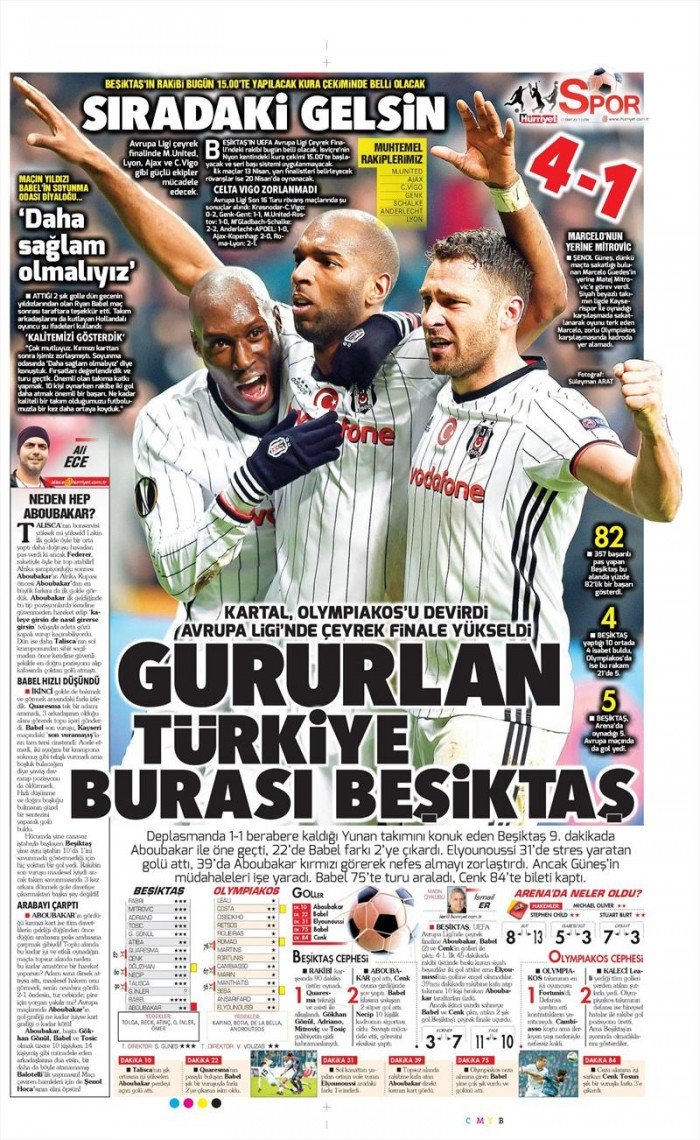 17 Mart 2017 | İşte gazetelerin Beşiktaş manşetleri - Görsel 17