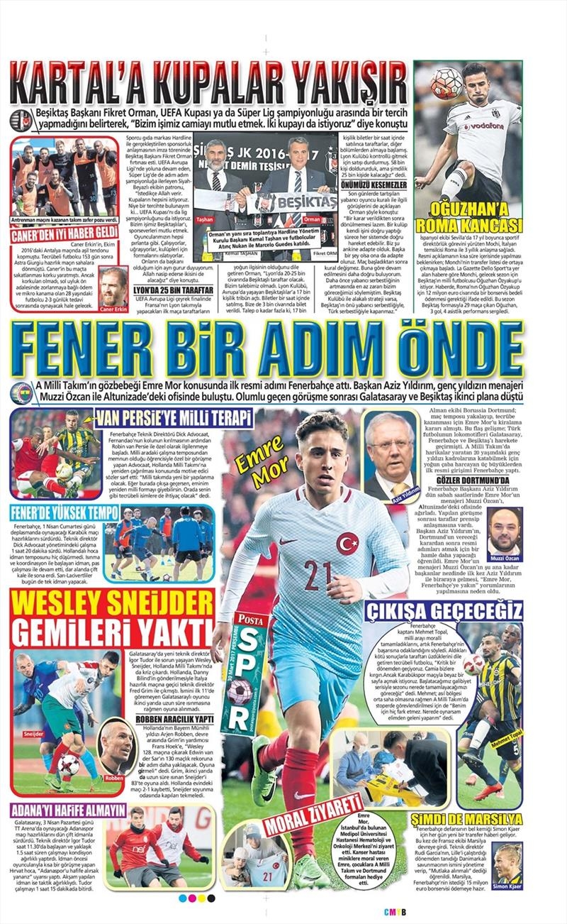 30 Mart 2017 | İşte gazetelerin Beşiktaş manşetleri - Görsel 3