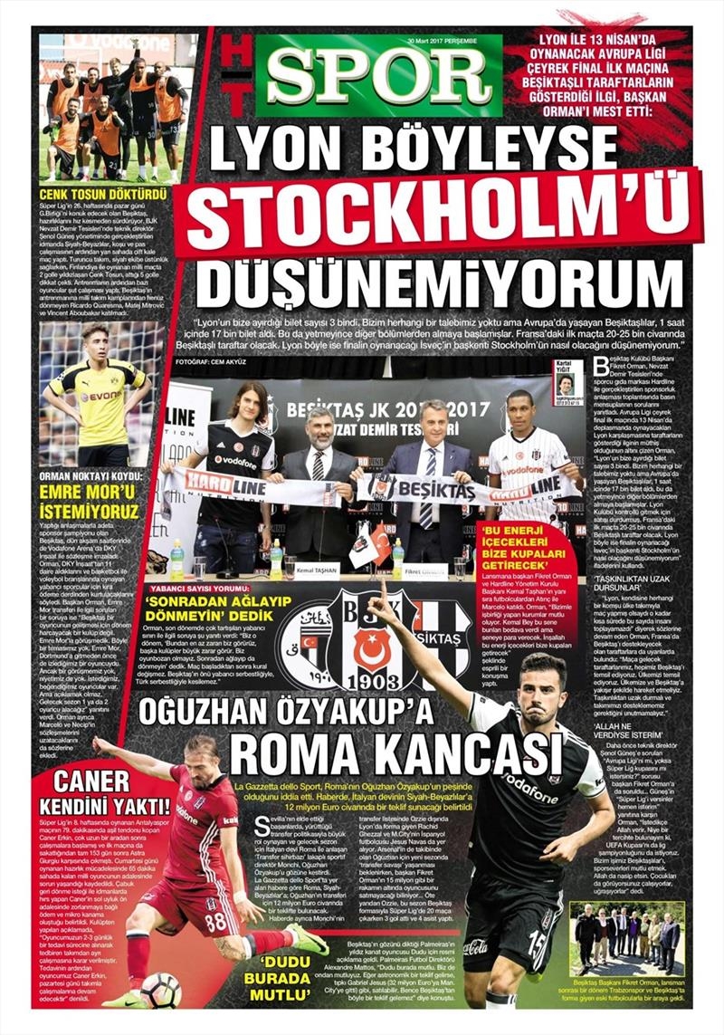 30 Mart 2017 | İşte gazetelerin Beşiktaş manşetleri - Görsel 4