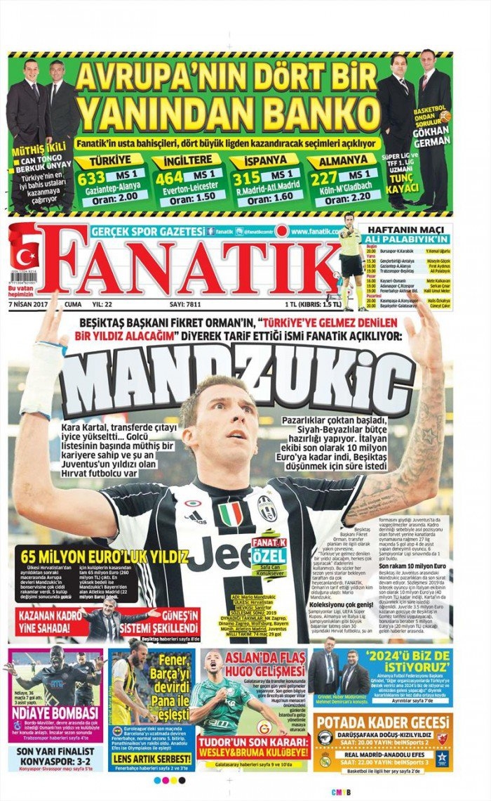 7 Nisan 2017 | İşte gazetelerin Beşiktaş manşetleri - Görsel 2
