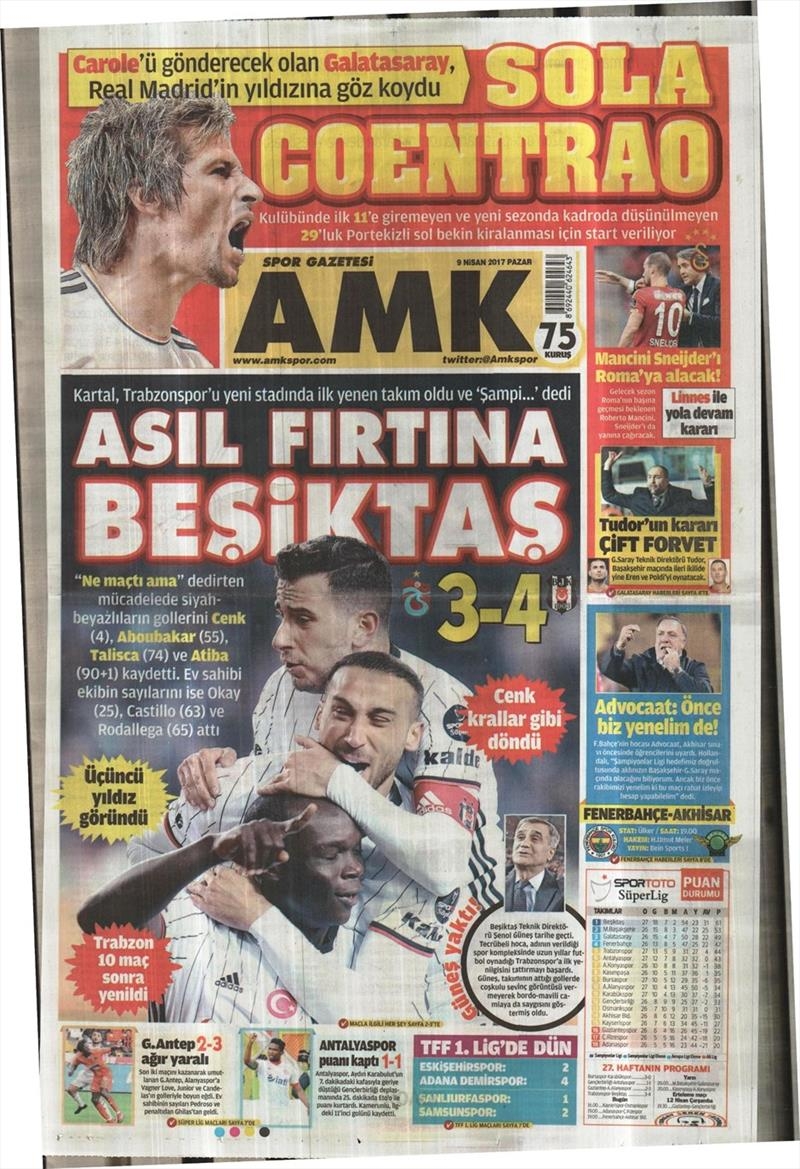 9 Nisan 2017 | İşte gazetelerin Beşiktaş manşetleri - Görsel 8