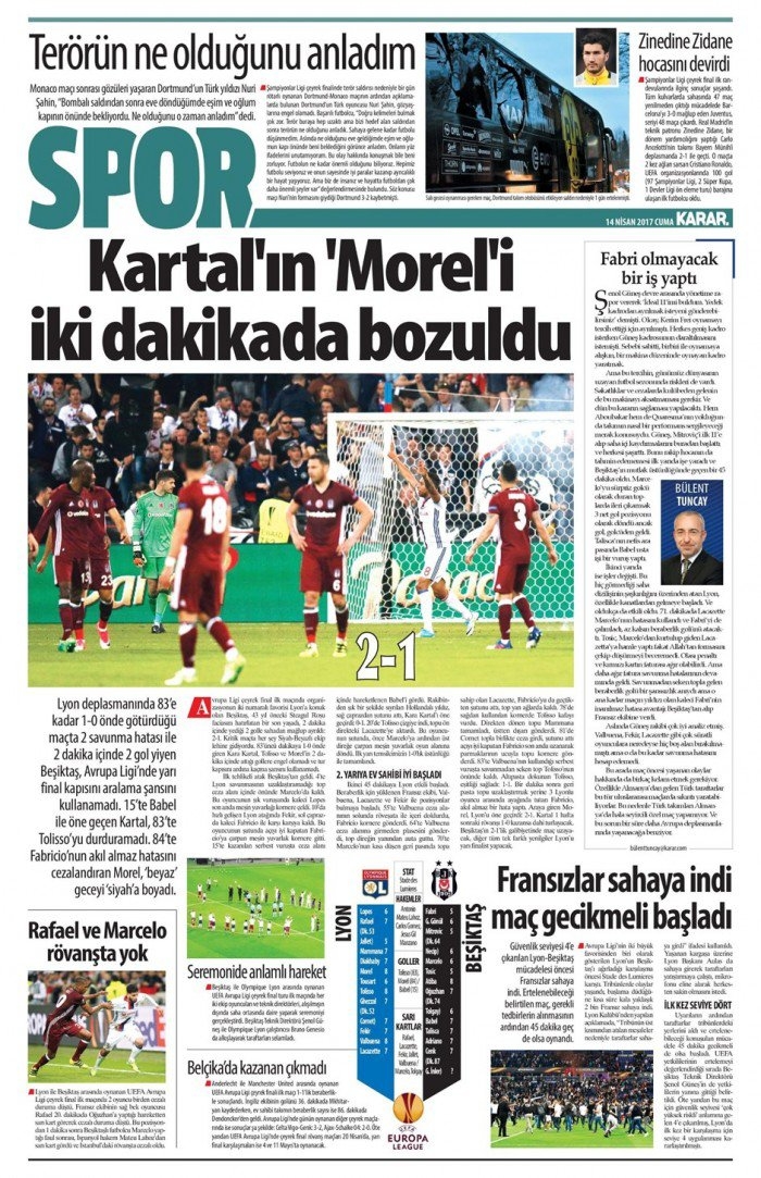 14 Nisan 2017 | İşte gazetelerin Beşiktaş manşetleri - Görsel 11