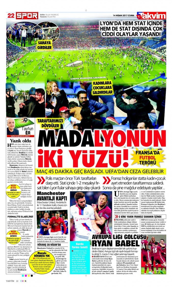 14 Nisan 2017 | İşte gazetelerin Beşiktaş manşetleri - Görsel 8