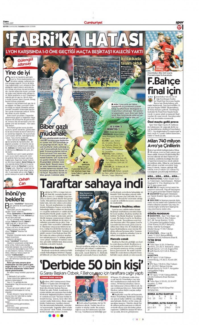 14 Nisan 2017 | İşte gazetelerin Beşiktaş manşetleri - Görsel 9