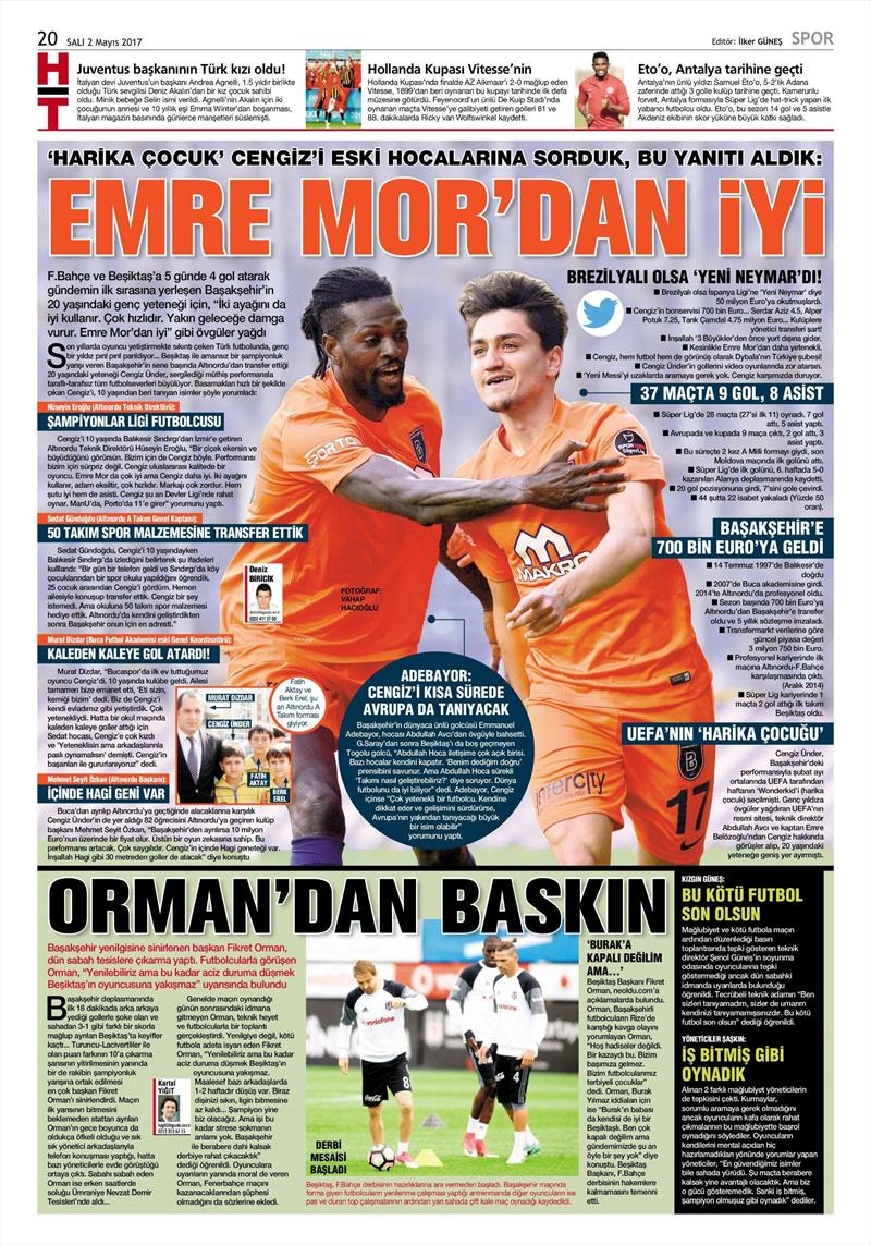 2 Mayıs 2017 | İşte gazetelerin Beşiktaş manşetleri - Görsel 2