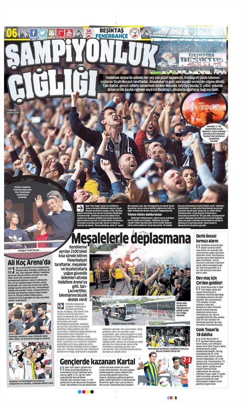 8 Mayıs 2017 | İşte gazetelerin Beşiktaş manşetleri - Görsel 12