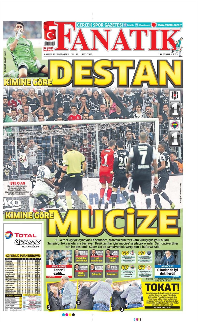 8 Mayıs 2017 | İşte gazetelerin Beşiktaş manşetleri - Görsel 7