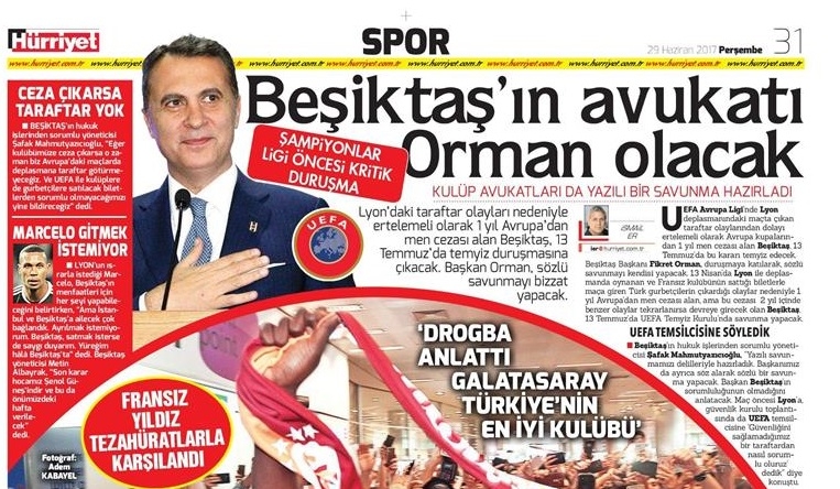 29 Haziran 2017 | İşte gazetelerin Beşiktaş manşetleri - Görsel 6
