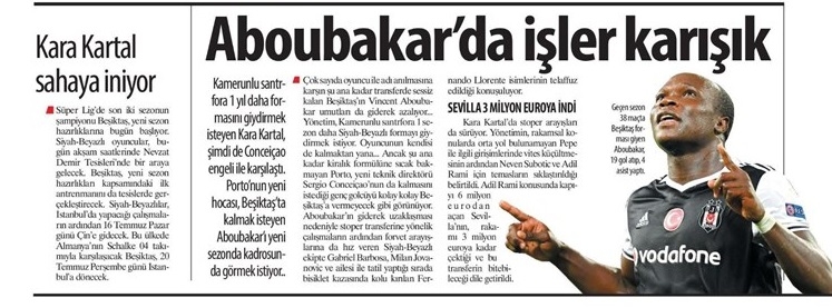 1 Temmuz 2017 | İşte gazetelerin Beşiktaş manşetleri - Görsel 5