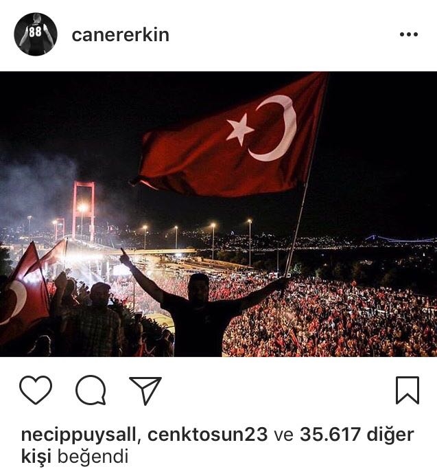 Beşiktaş ailesi, 15 Temmuz'u unutmadı! İşte o paylaşımlar... - Görsel 6